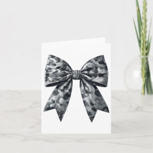 Cartão Camo de cinzas Caçando Arcos Camuflando Meninas