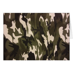Cartão Camo Impressão
