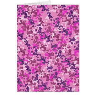 Cartão Camo pontilhado