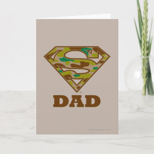Cartão Camo Super Dad
