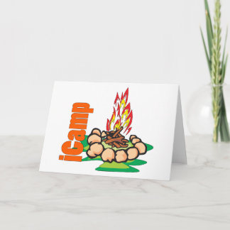 Cartão Camp Camping Shirt