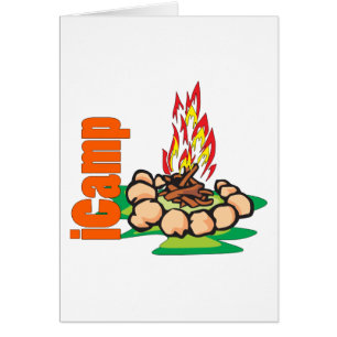 Cartão Camp Camping Shirt