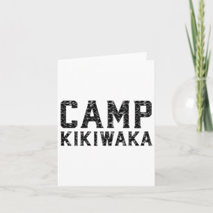 Cartão Camp Kikiwaka Viagem de Campanha Sindical do Campo
