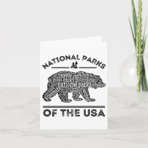 Cartão Campanha de Viagem do Urso Nacional no Exterior