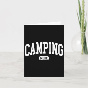 Cartão Campanha do Modo de Acampamento Retroativo Cre de 