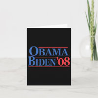 Campanha Retro Distestido Vintage Obama Biden 08