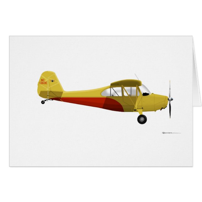 Cartão Campeão de Aeronca 7-AC (Frente Horizontal)