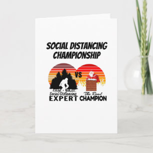 Cartão Campeonato de Distanciamento Social - Yeti