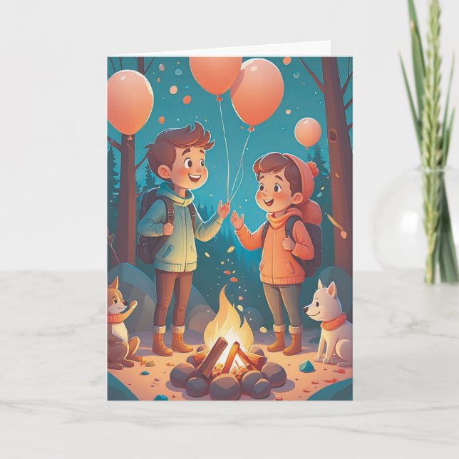 Cartão Campfire Daydreams (Frente)