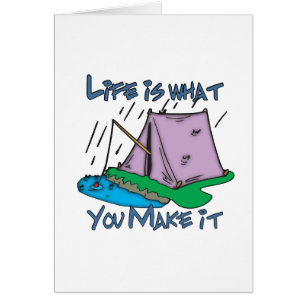 Cartão Camping Life