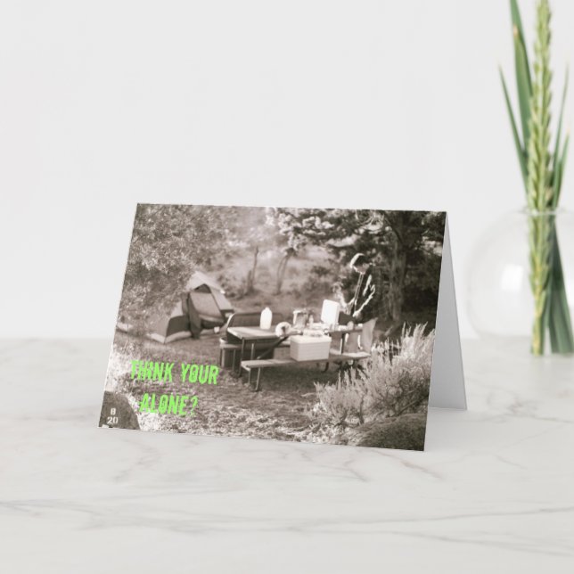 Cartão Campista feliz (Frente)