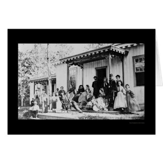 Cartão Campo Convalescente perto de Alexandria, VA 1865
