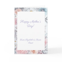 Campo de Flores Elegante Clássico Silenciado Flora