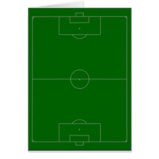 Cartão campo de futebol