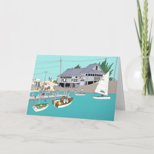 Cartão Campo de Peixes Sarasota (Frente)