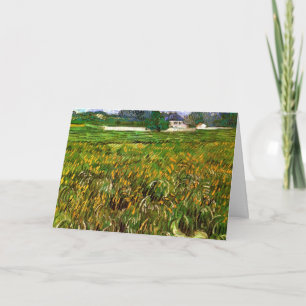 Cartão Campo de Trigo em Auvers por Vincent van Gogh