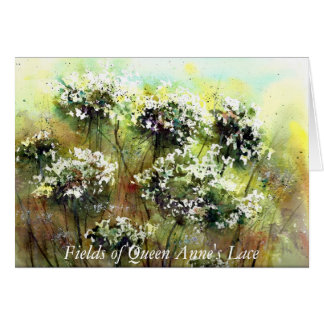 Cartão Campos da rainha Anne…