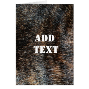 Cartão Camuflagem de Textura com Peles