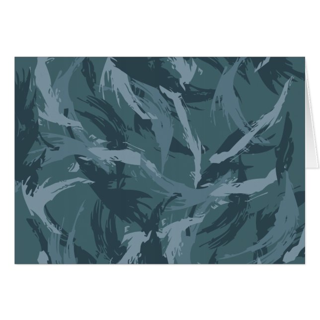 Cartão Camuflagem do marinho (Frente Horizontal)