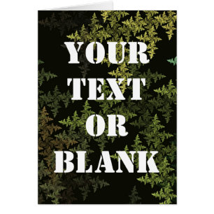 Cartão Camuflagem Fractal