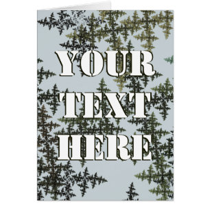 Cartão Camuflagem Fractal - Inverno