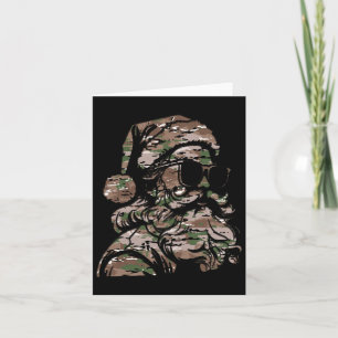 Cartão Camuflagem Natal Pulseiras Silhouette Multi Camo