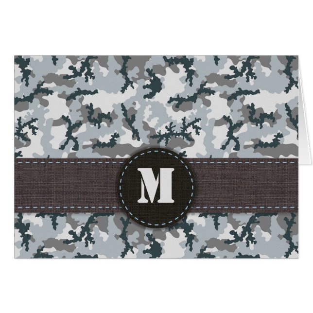 Cartão Camuflagem urbana (Frente Horizontal)