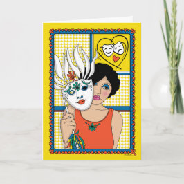 Cartão Camuflando Seus Sentimentos