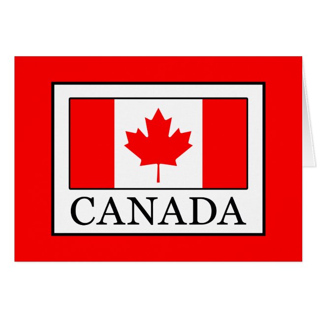 Cartão Canadá (Frente Horizontal)