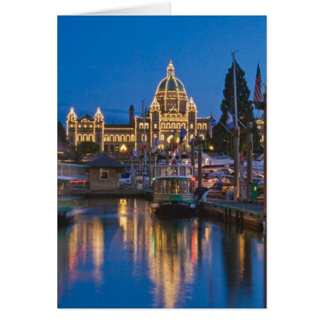 Cartão Canadá, Colúmbia Britânica, Victoria, Interior (Frente)