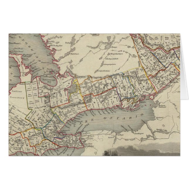 Cartão Canadá Ocidental (Frente Horizontal)