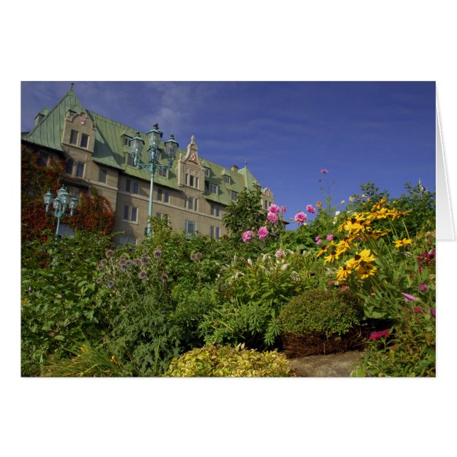 Cartão Canadá, Quebec. região de Charlevoix, (Frente Horizontal)