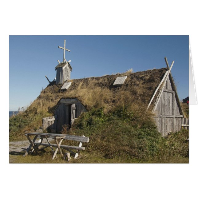 Cartão Canadá, Terra Nova e Labrador, L'Anse Aux (Frente Horizontal)