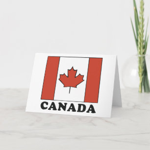 Cartão Canadian Flag