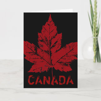 Cartão canadiano legal Cartão canadense de saudaçã