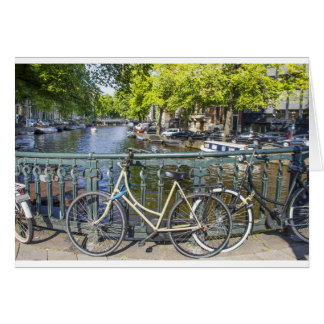 Cartão Canal Amesterdã