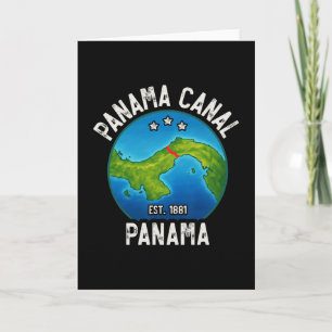 Cartão Canal do Panamá Est.1881