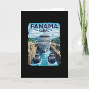 Cartão Canal do Panamá Viagem ao Panamá Cruzeiro pelo Can