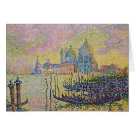 Cartão Canal grande, Veneza por Paul Signac