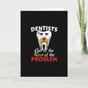 Cartão Canal Radicular do Dentista - Pun de Cavidade Dent