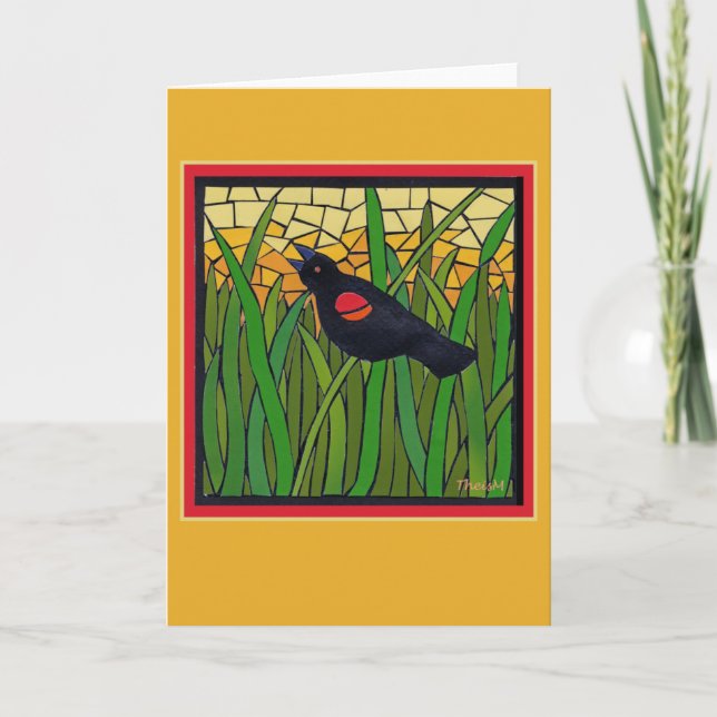 Cartão Canção da manhã (Frente)