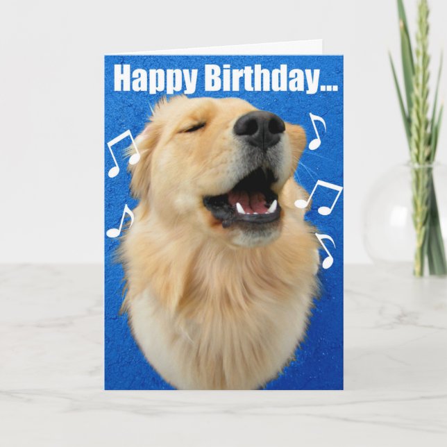 Cartão Canção do feliz aniversario a VOCÊ! (Frente)