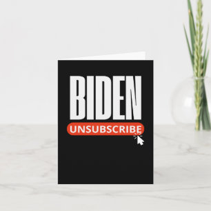 Cartão Cancelar Assinatura do Dia de Inauguração do Biden