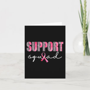 Cartão Cancer A do Guerreiro Rosa-Rosa-Leopardo de Suport