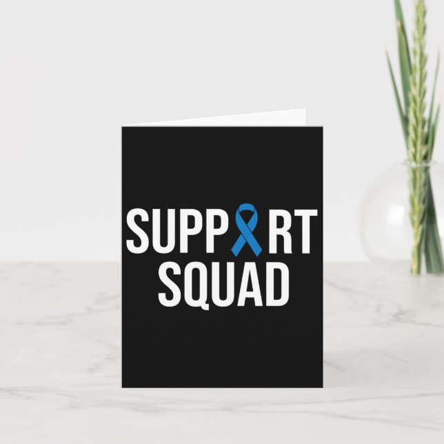 Cartão Cancer Colorectal Cancer  Azul (Frente)