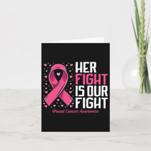 Cartão Cancer Da Mama A Luta É O Nosso Cancer De Luta