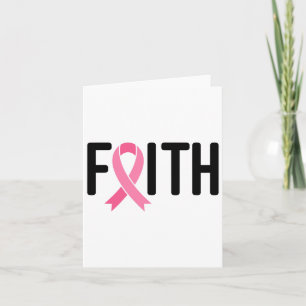 Cartão Câncer da mama Fita Rosa Fita Cancer da mama