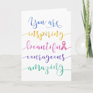 Cartão Cancer Da Mama - Lembre-Se De Quem Você É