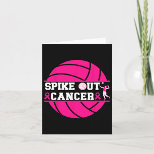 Cartão Cancer De Mama Do Jogador De Volta Do Cancer Spike