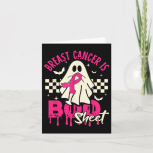Cartão Cancer de Mama Fantasma Cancer de Mama do Hallowee
